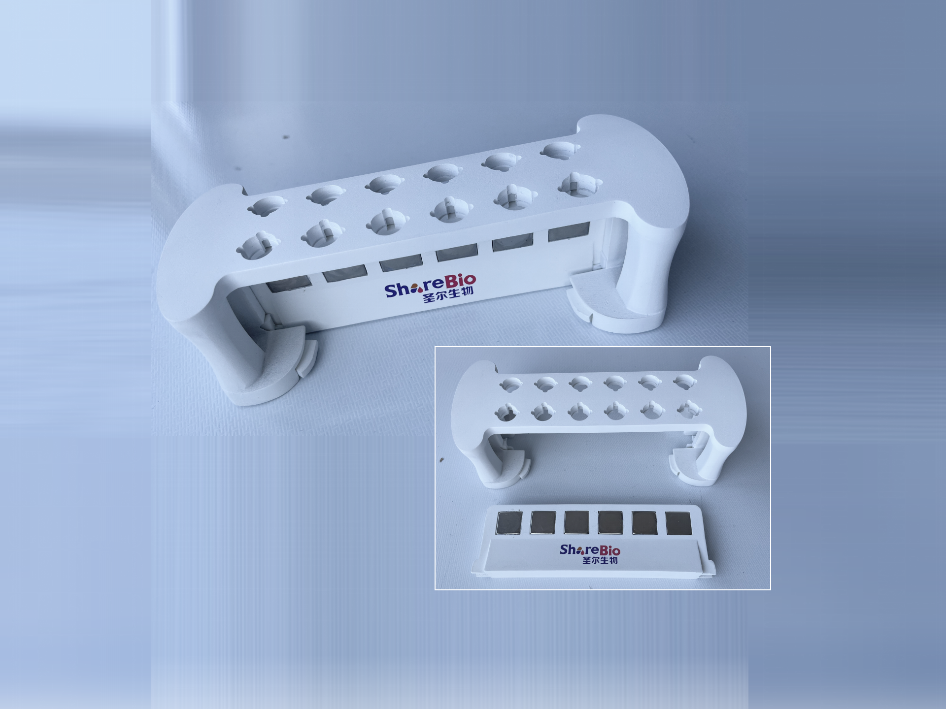 12孔可拆卸磁力架Magnet（1.5/2 ML×12）强磁秒吸