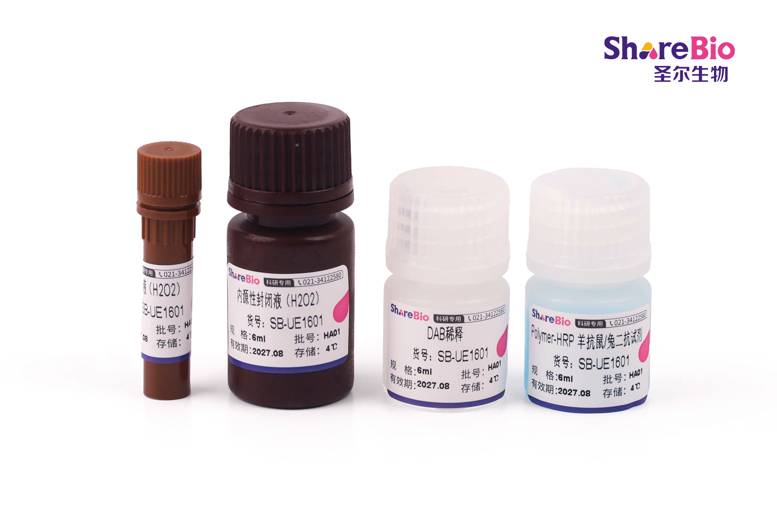 鼠兔通用型DAB免疫染色试剂盒  Polymer-HRP Anti Rabbit/Mouse LgG Detection Kit